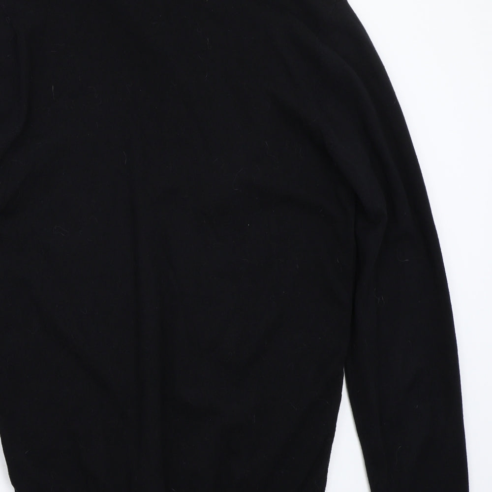 Am london Mens Black Pullover Jumper Size L