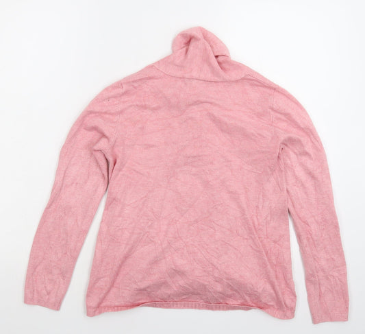 Dunnes Stores Womens Pink Knit Cardigan Jumper Size S