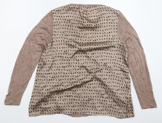 Marks and Spencer Womens Grey Knit Pullover Jumper Size 16
