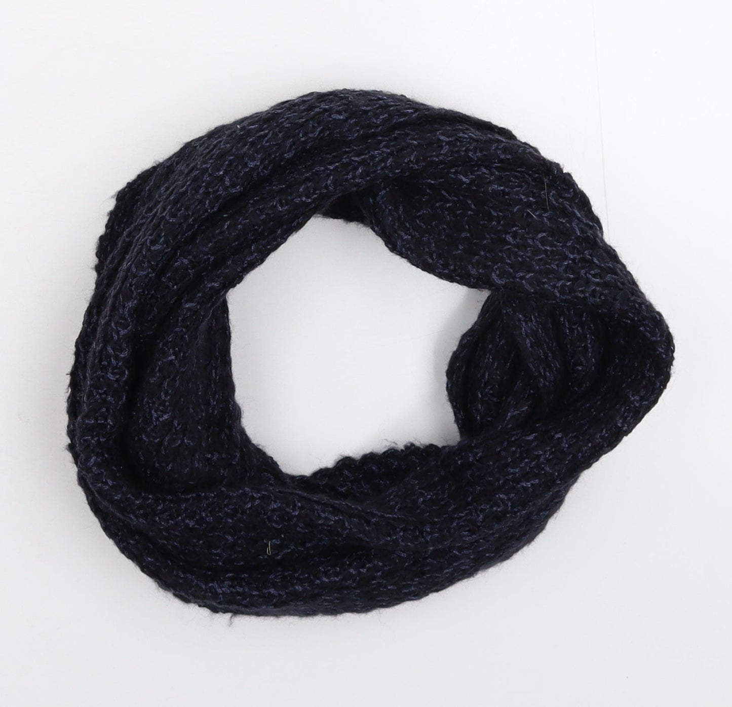 Accessorize Womens Blue Knit Scarf - Snood