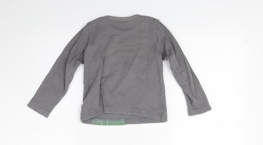 Trick nick Boys Grey Pullover Sweatshirt Size 4 Years - Crocodile