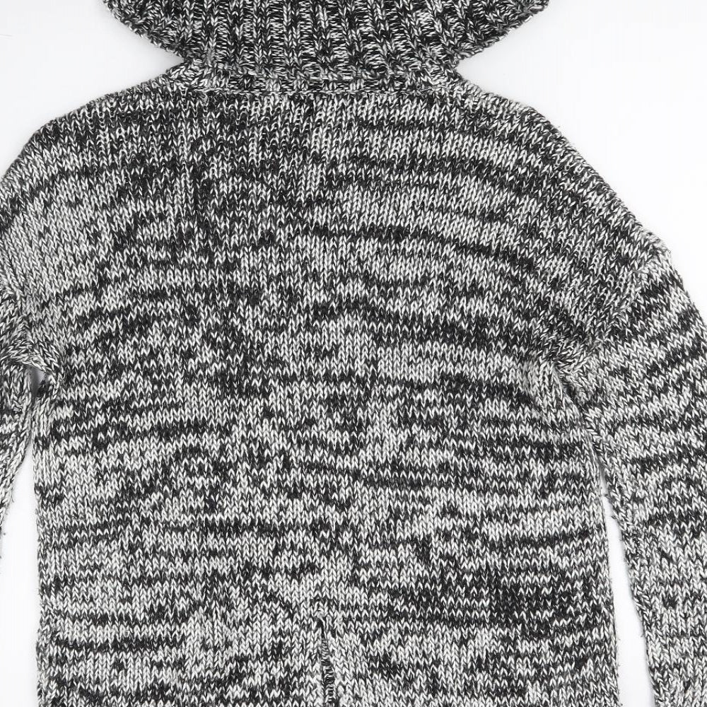 Topshop Womens Grey Knit Pullover Jumper Size 10