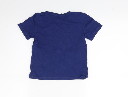 Preworn Boys Blue Basic T-Shirt Size 3 Years - Number 9
