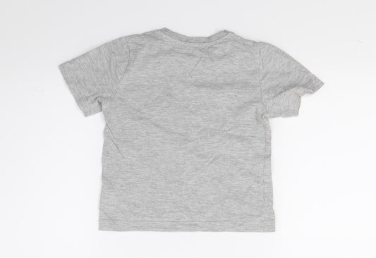 Mothercare Boys Grey Basic T-Shirt Size 2-3 Years