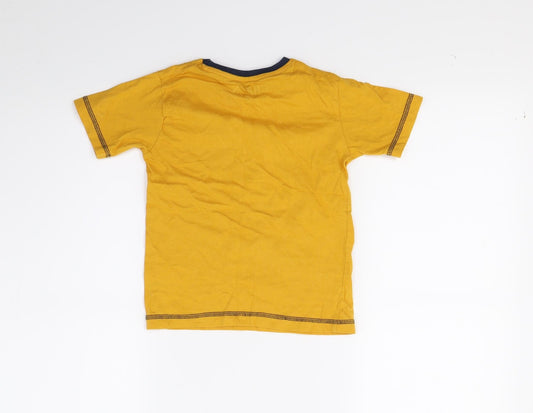 Urban Rascals Boys Orange Basic T-Shirt Size 3-4 Years - Ninja