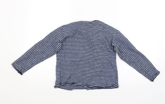 Submariner Womens Blue Striped Pullover Jumper Size L