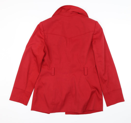 BHS Womens Red Jacket Size 10