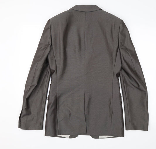 Ventuno 21 Mens Grey Jacket Blazer Size 34