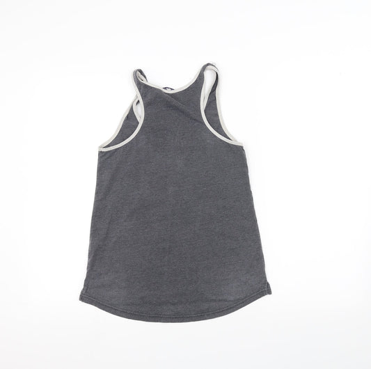 Rupert & Buckley Clothing Womens Grey Basic Tank Size 10
