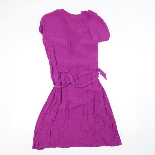 et vous Womens Purple A-Line Size 14