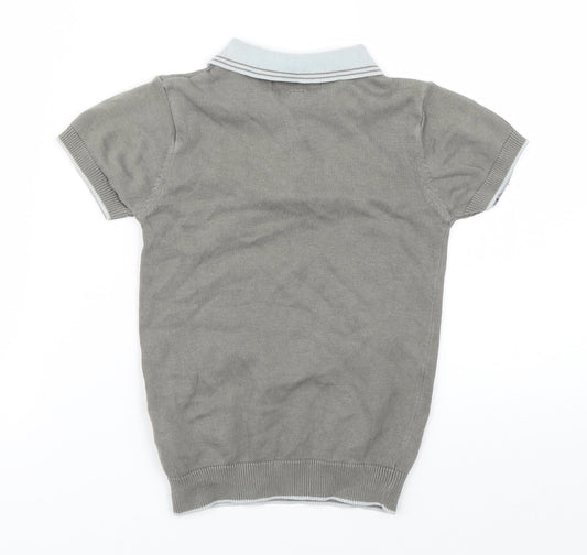 Autograph Boys Grey Basic Polo Size 2-3 Years