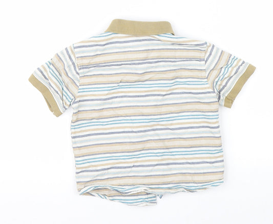 Handsome Boys Multicoloured Striped Basic Polo Size 2-3 Years