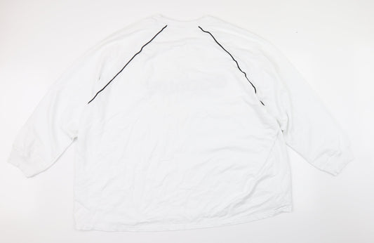 Native Youth Womens White Pullover Jumper Size 20