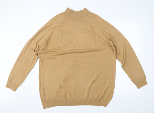 BPC Womens Brown Pullover Jumper Size 2XL