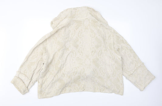 No brand Womens Beige Cardigan Jumper Size M