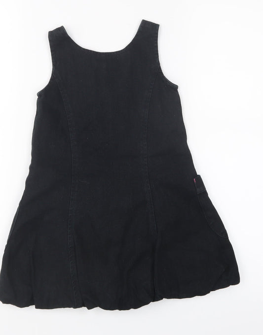 Mini Limited Girls Black Denim A-Line Size 2-3 Years