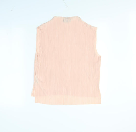New Look Womens Pink Basic Blouse Size 14