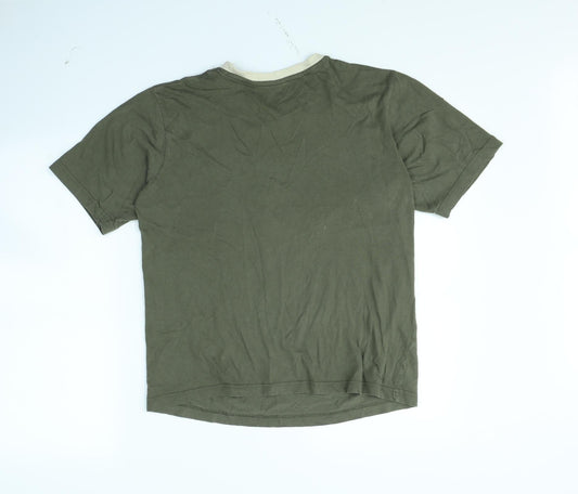 Preworn Boys Green Basic T-Shirt Size 12 Years