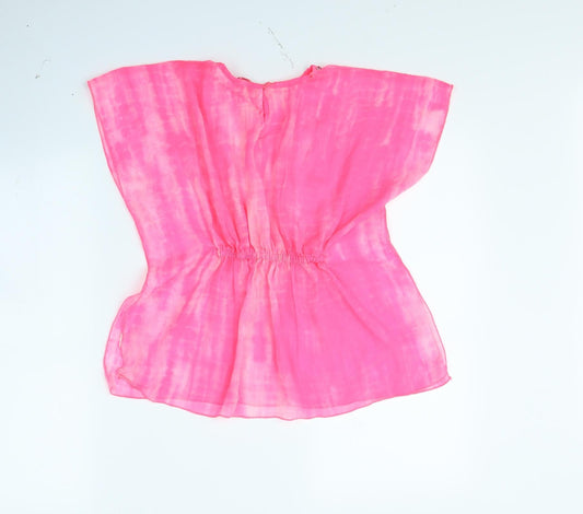 Young Dimension Girls Pink Basic T-Shirt Size 7 Years