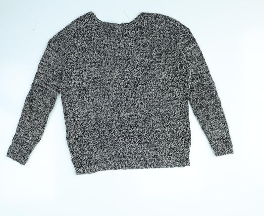 New Look Womens Black Pullover Jumper Size 14