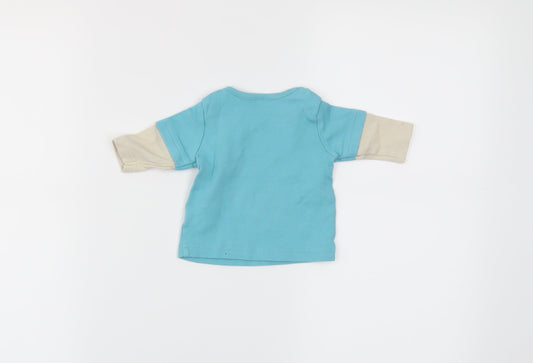 NEXT Boys Blue Basic T-Shirt Size Newborn