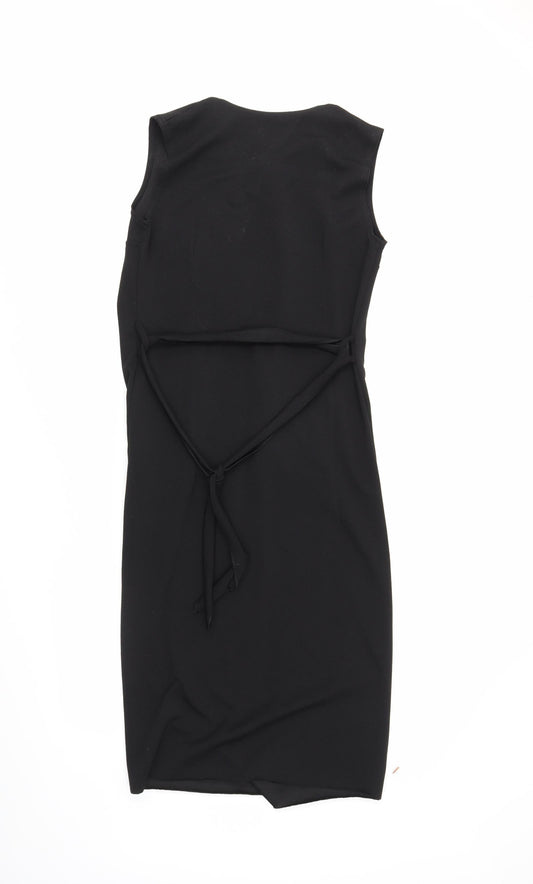 Boohoo Womens Black Kimono Blazer Size M
