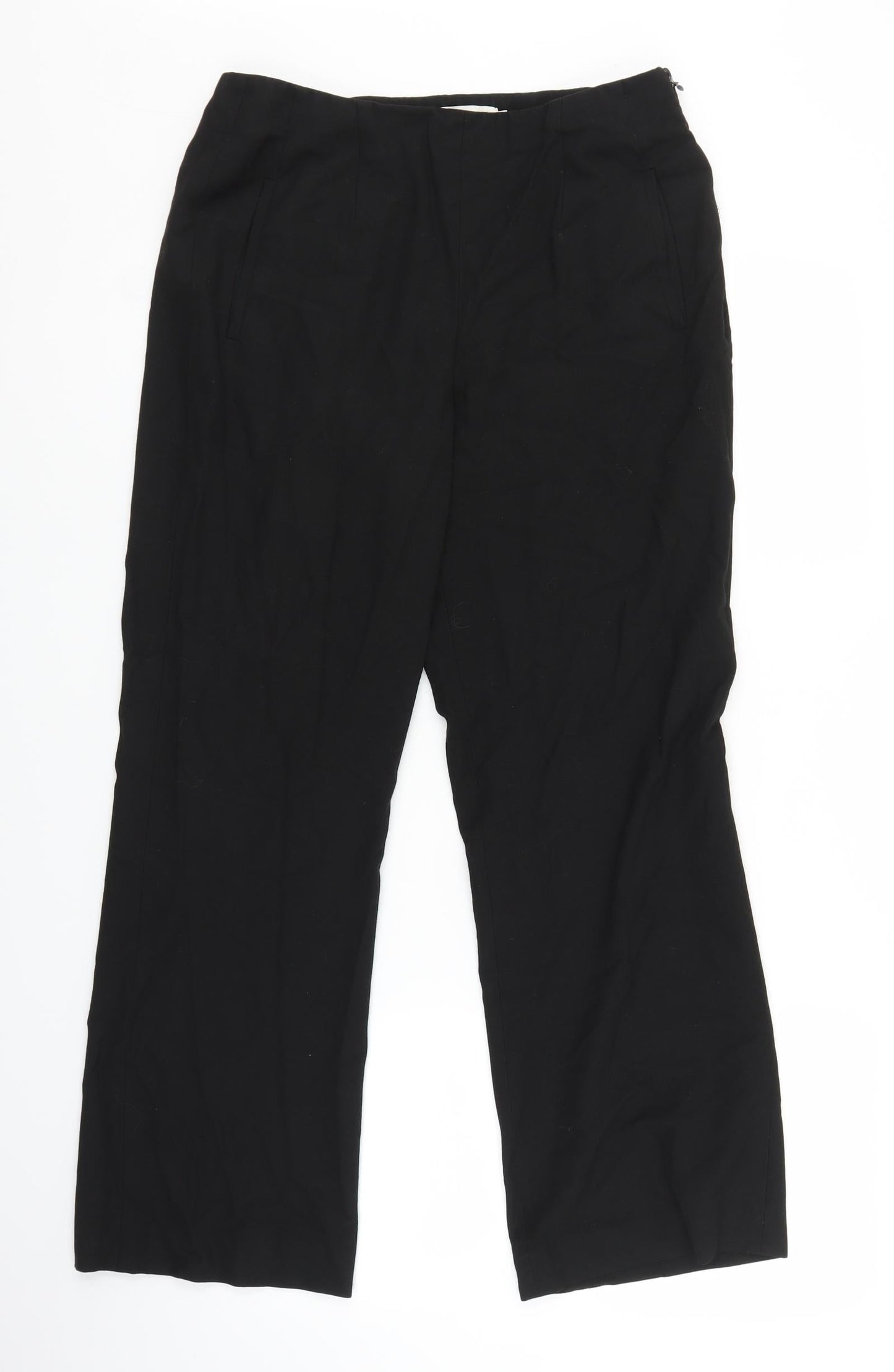 Lakeland Womens Black Trousers Size 12 L27 in
