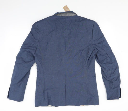 NEXT Mens Blue Jacket Suit Jacket Size 40