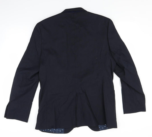 Marks and Spencer Mens Blue Jacket Suit Jacket Size 40
