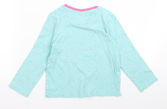 Mini Club Girls Blue Basic T-Shirt Size 5 Years - snowflake