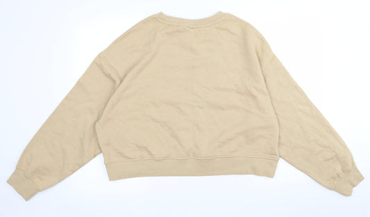 H&M Womens Beige Pullover Jumper Size 4