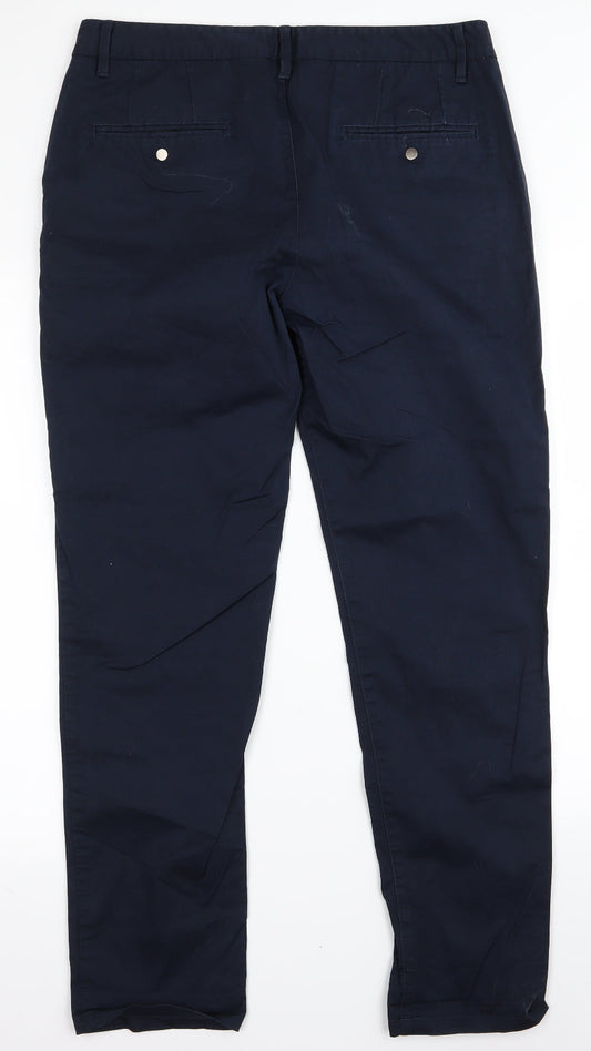 River Island Womens Blue Trousers Size 32 L32 in