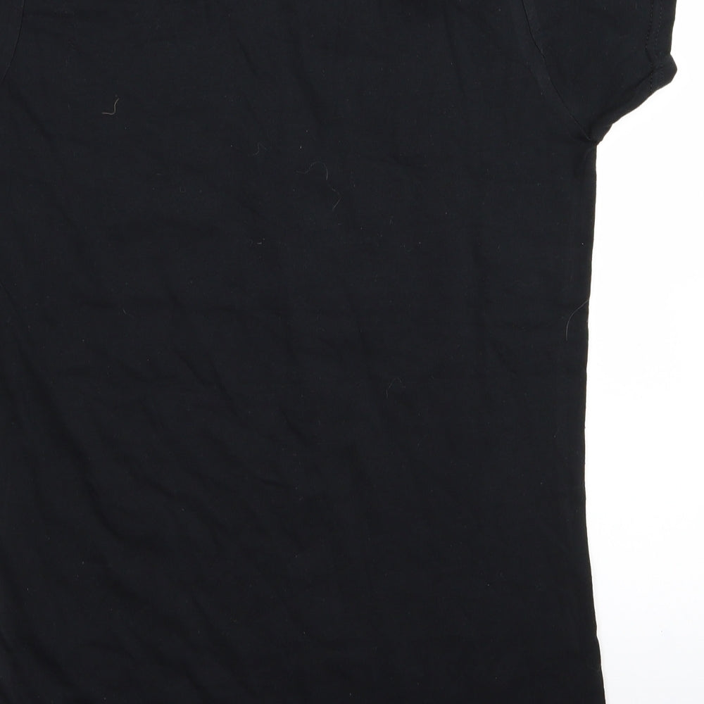 Gildan Womens Blue Basic T-Shirt Size L