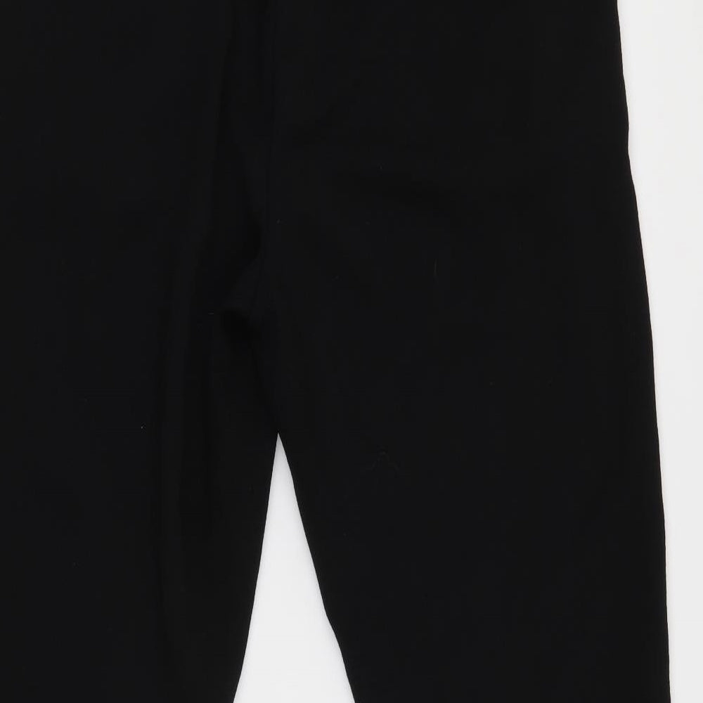 H&M Womens Black Trousers Size 38 L25 in