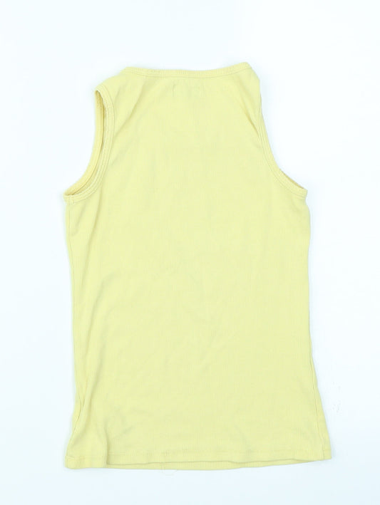 NEXT Girls Yellow Basic Tank Size 10 Years