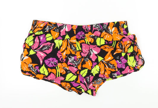 Papaya Womens Multicoloured Geometric Bermuda Shorts Size 14