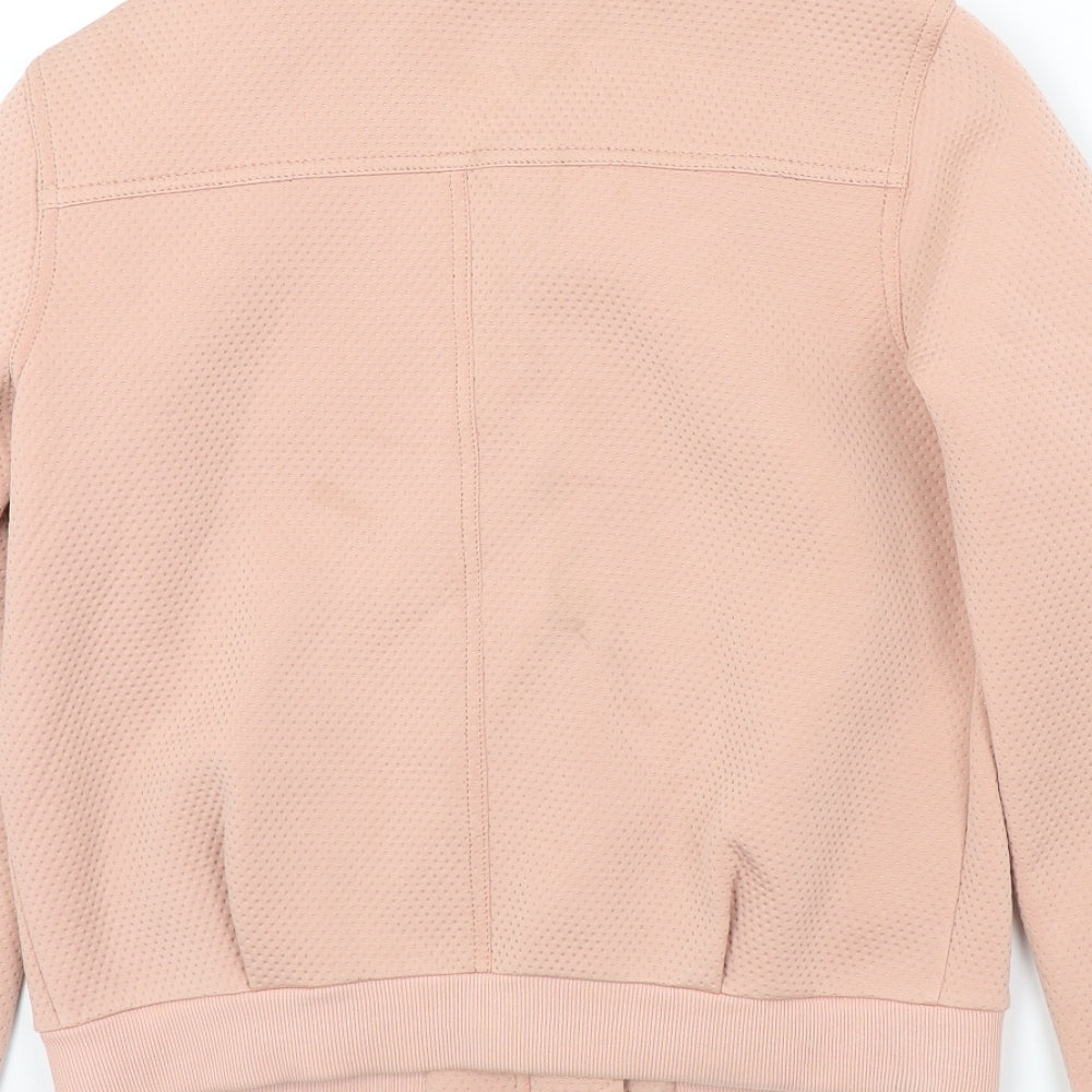 Topshop Womens Pink Gilet Jacket Size 8