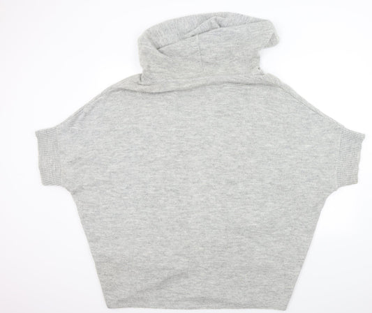 Zoja Womens Grey Cardigan Jumper Size 10