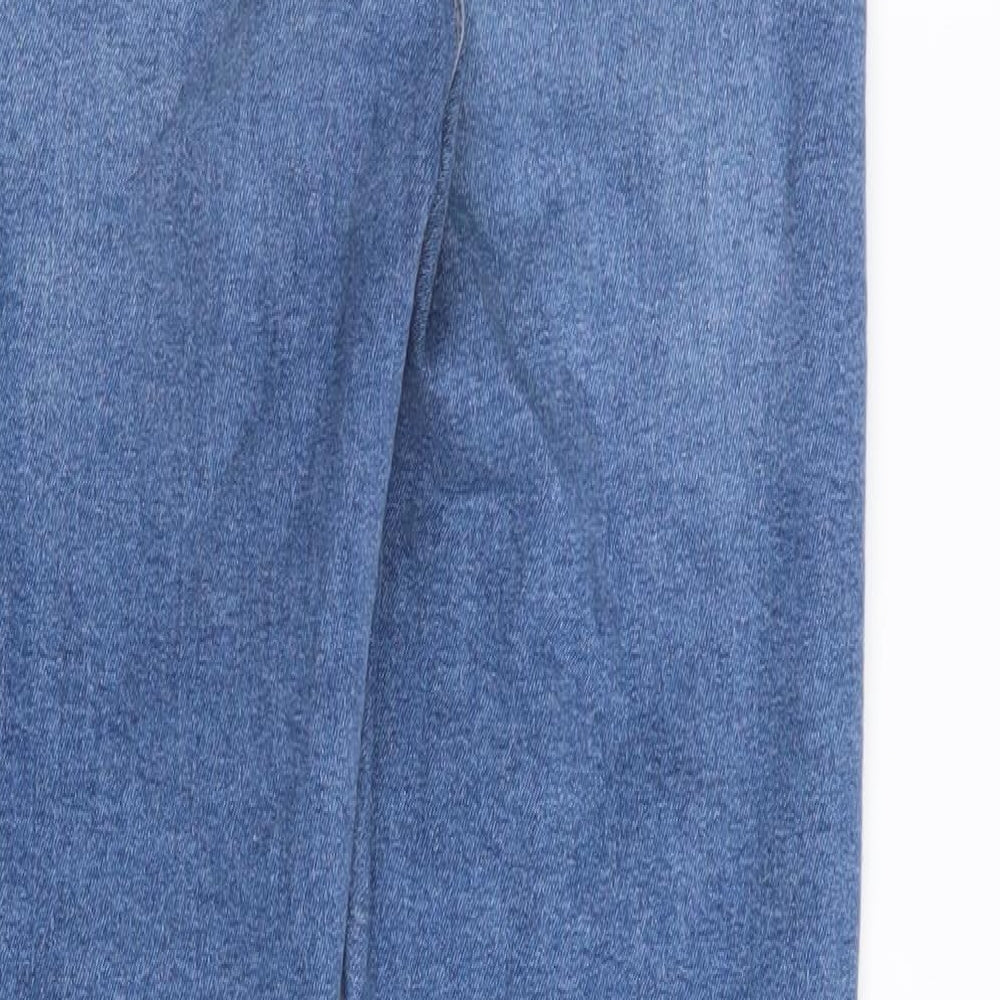 Topshop Womens Blue Skinny Jeans Size 28 in L32 in - RIPPED JEANS