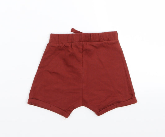 Asda George Boys Brown Capri Trousers Size 9-12 Months - SHORTS