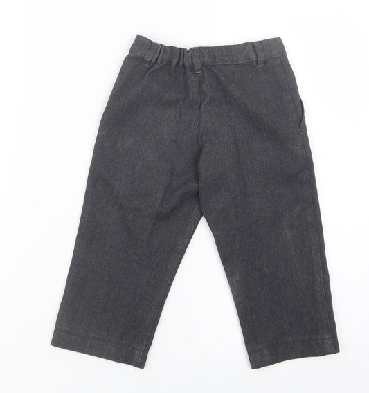 George Boys Grey Cargo Trousers Size 3-4 Years