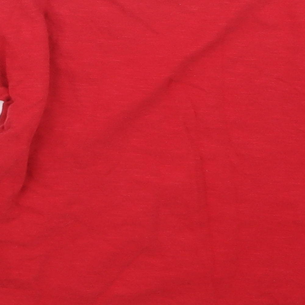 NEXT Girls Red Basic T-Shirt Size 5 Years