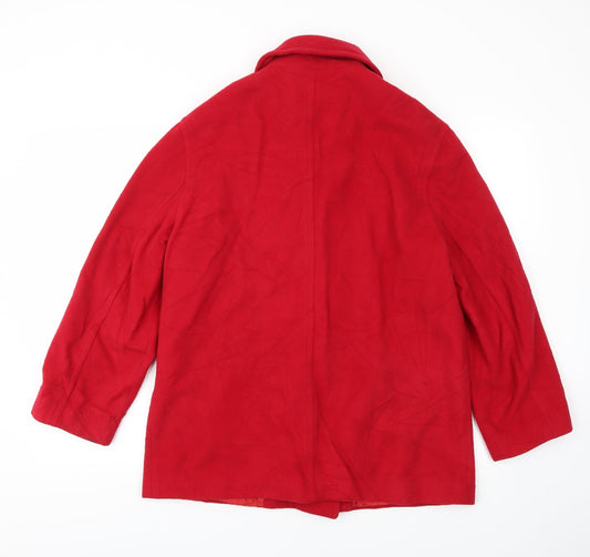 next Womens Red Jacket Coat Size M