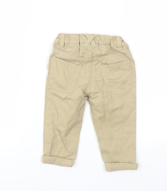 H&M Boys Beige Capri Jeans Size 6-9 Months