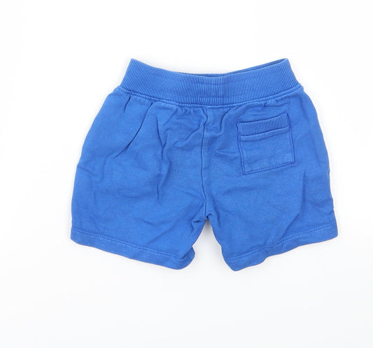 MINI CLUB Boys Blue Sweat Shorts Size 2 Years