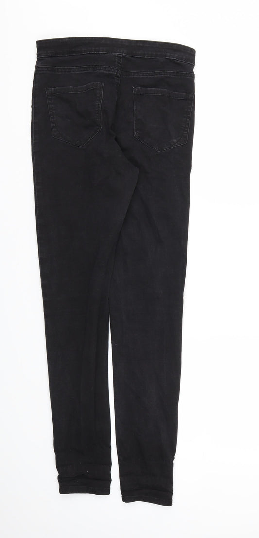 DENIM &CO Womens Black Skinny Jeans Size 10 L29 in