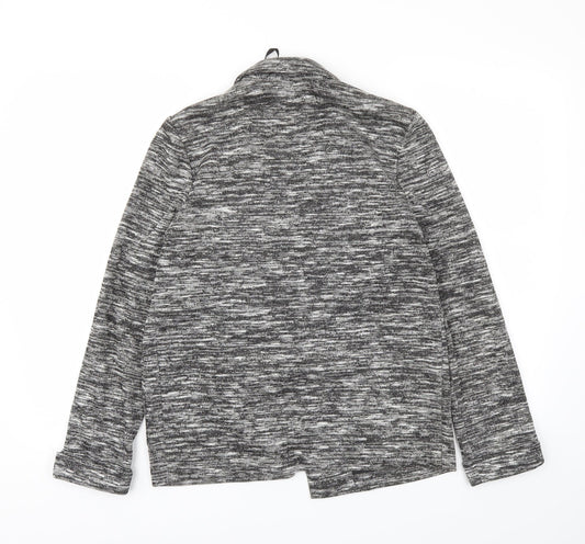 New Look Womens Grey Jacket Blazer Size 10