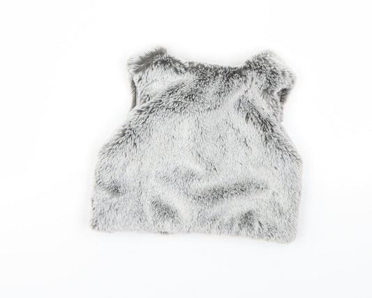 George Girls Grey Cape Jumper Size 0-3 Months