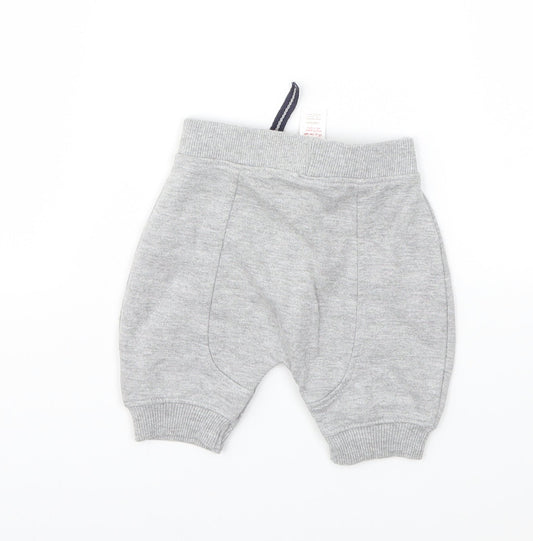 Baby Boys Grey Capri Trousers Size 0-3 Months