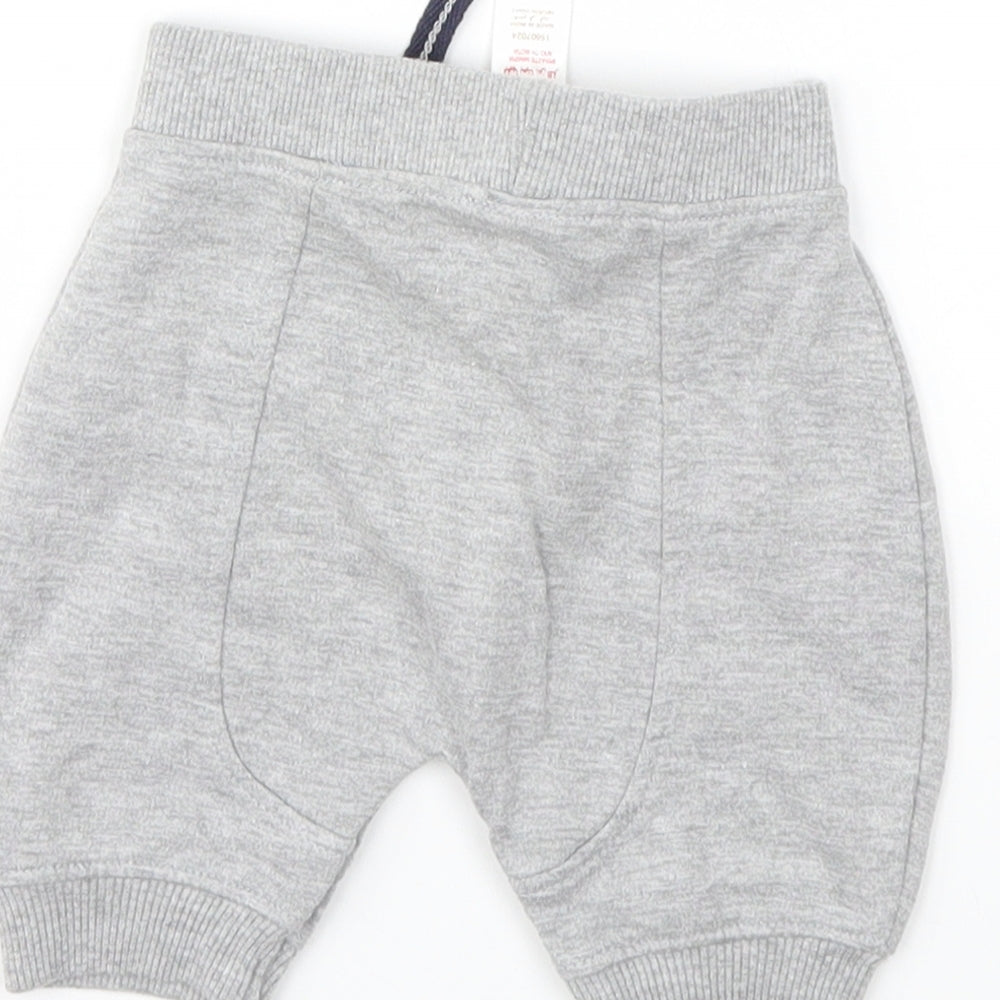 Baby Boys Grey Capri Trousers Size 0-3 Months